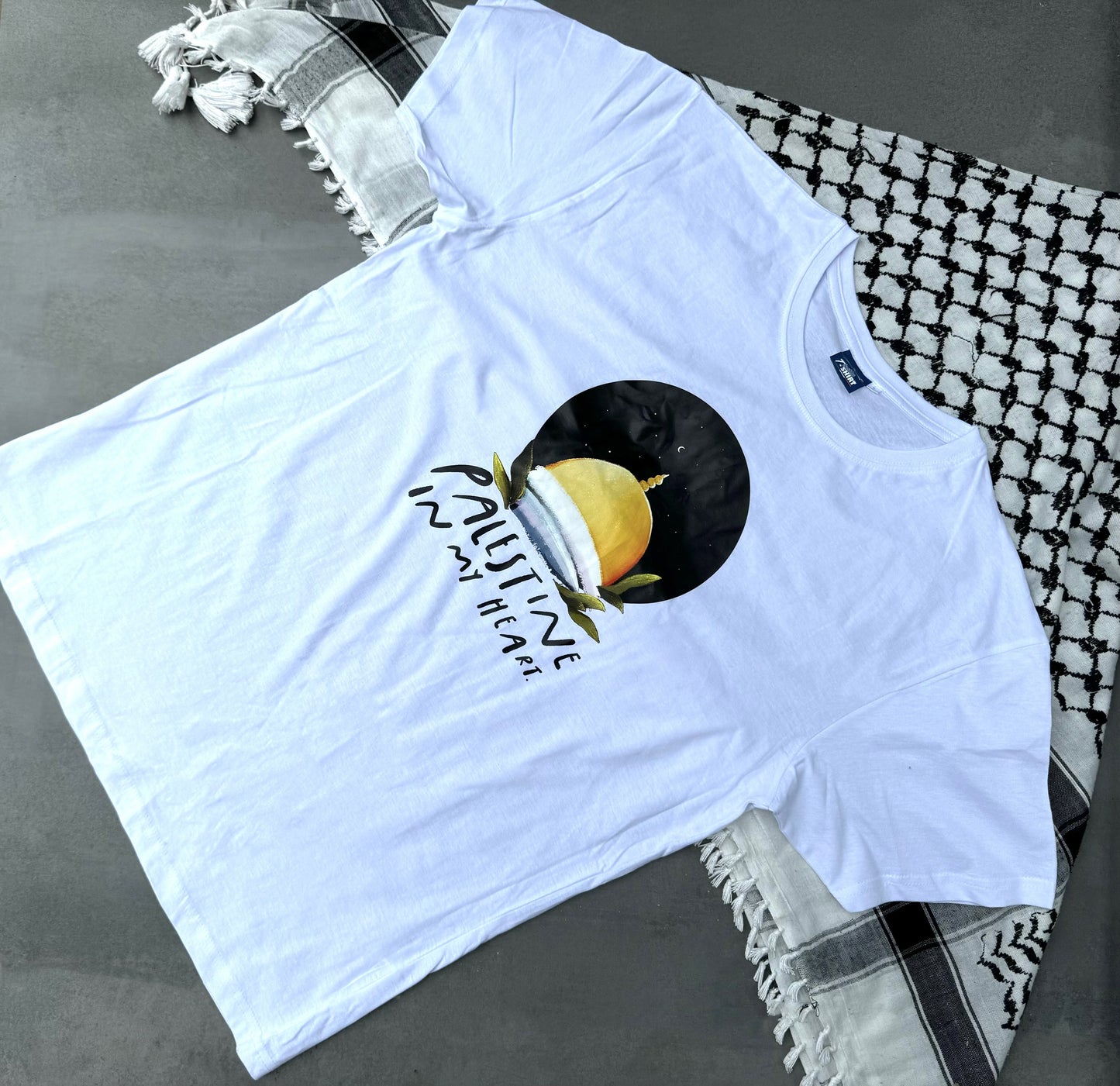 T SHIRT PALESTINE IN MY HEART