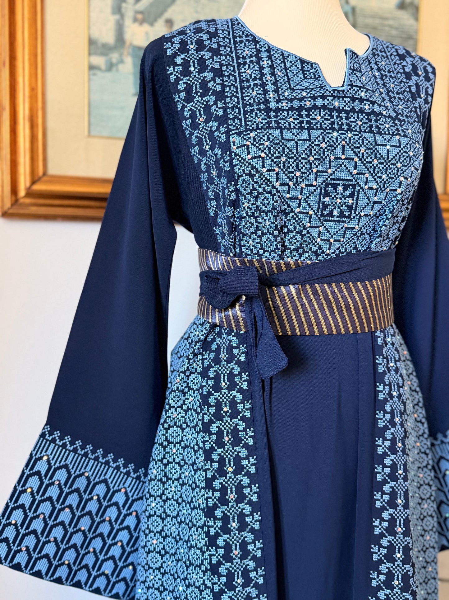 ABITO PALESTINESE “SUMUD” blu
