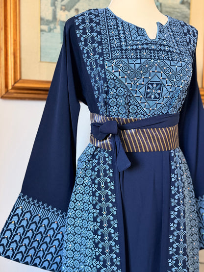 ABITO PALESTINESE “SUMUD” blu
