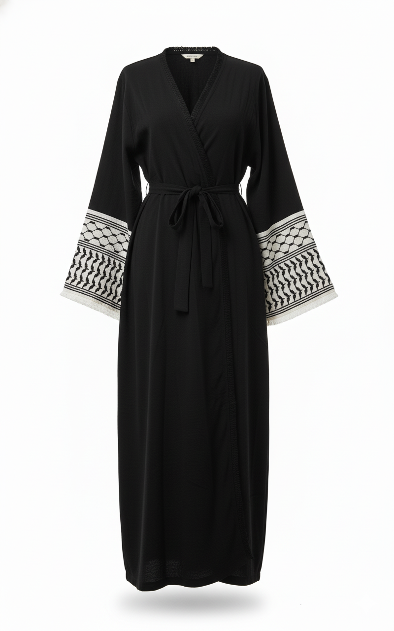 CARDIGAN CON MANICHE KEFIYATE