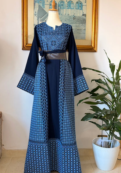 ABITO PALESTINESE “SUMUD” blu