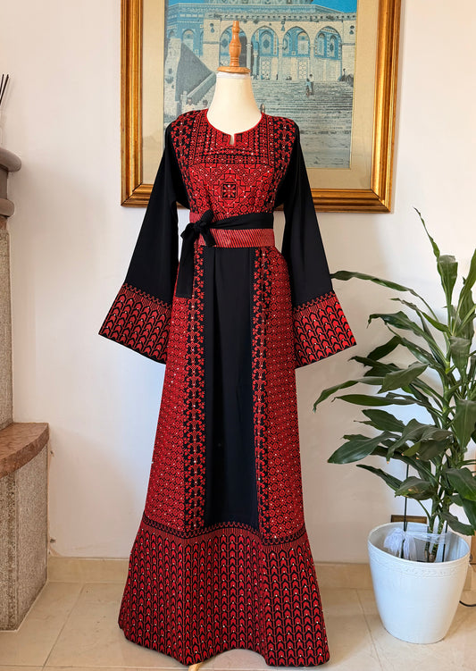 ABITO PALESTINESE “SUMUD” rosso