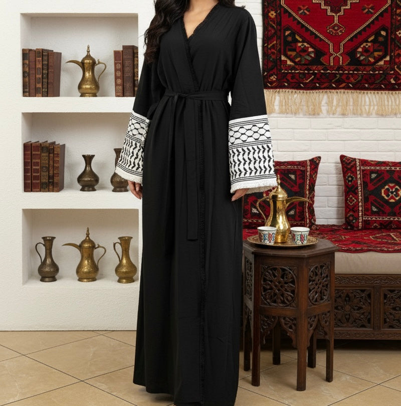 CARDIGAN CON MANICHE KEFIYATE