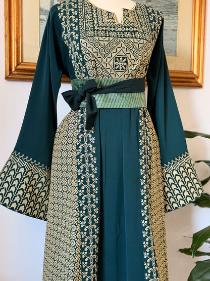 ABITO PALESTINESE “SUMUD” verde