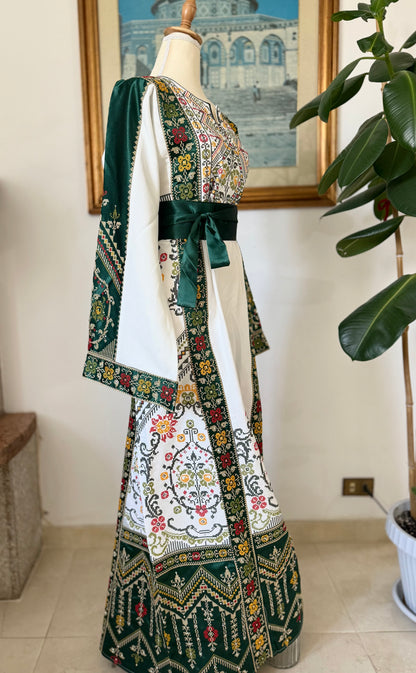 ABITO “FIORI DI RESISTENZA” VERDE