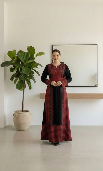ABITO PALESTINESE “SUMUD” rosso