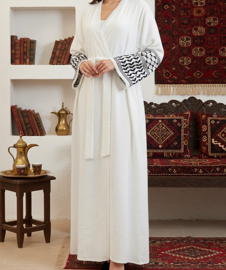 CARDIGAN CON MANICHE KEFIYATE