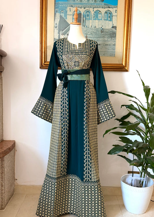 ABITO PALESTINESE “SUMUD” verde