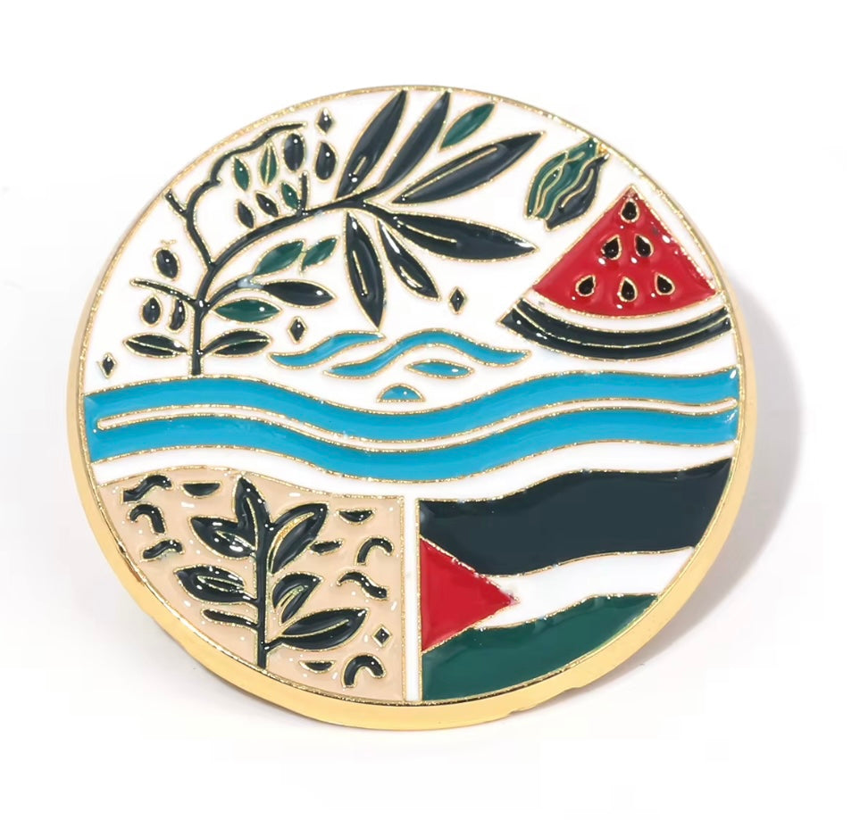 Spilla “Dal fiume al mare”