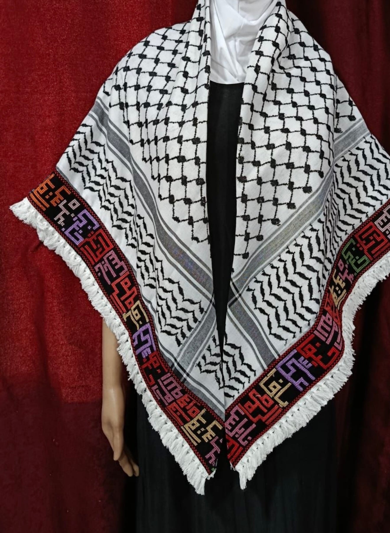 KEFIAH TATREEZ CITTA' PALESTINESI