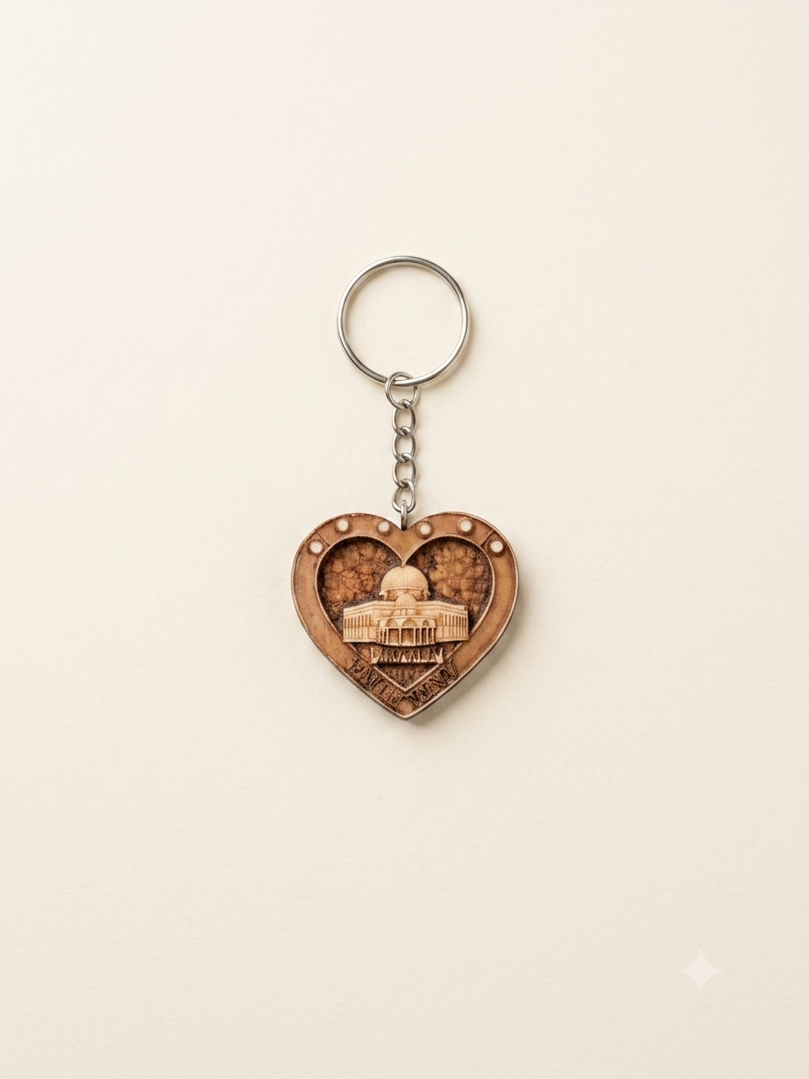 Portachiavi Jersualem heart