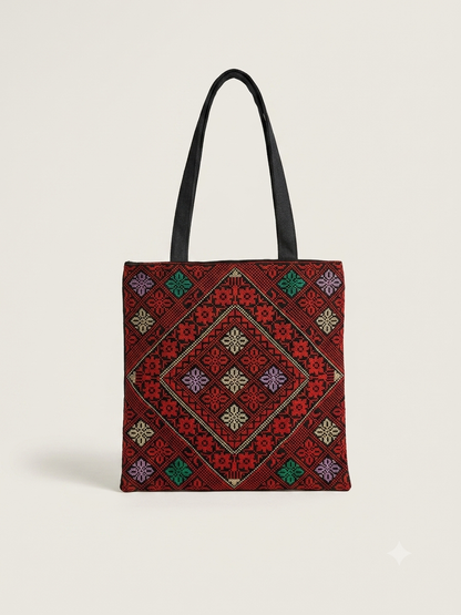 BORSA TATREEZ “GEOMETRIE DI BALADI”