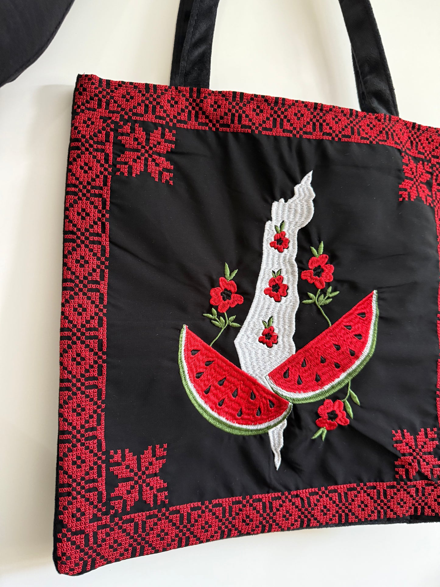 BORSA TATREEZ PALESTINA & FIORI